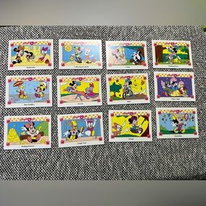 Vintage Minnie and Me Disney Trading Cards - Bundle of 12